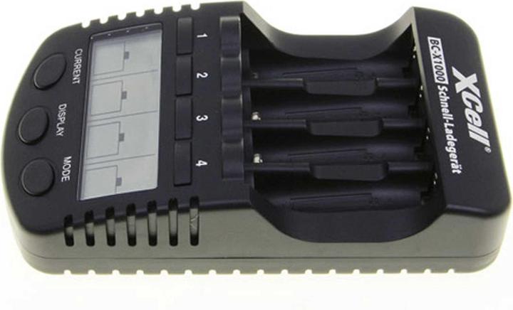 Produktbild XCell Schnell-Ladegerät BC-X1000 Digital LCD (2 Stk., AA, AAA, Ladegerät ohne Akku)