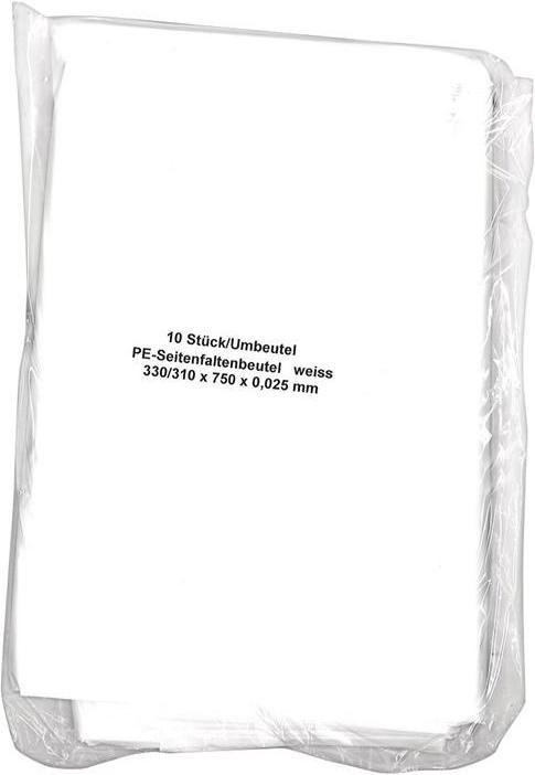 Becker Verpackungen Bin liners W330/310xL750mm 60 l 25 µm white (10 x, 60 l)