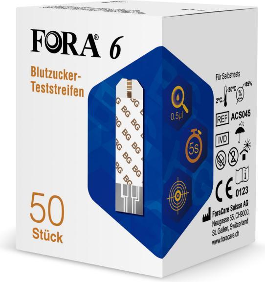 Actual product image Fora 6 Connect Bluetooth incl. Total Cholesterol Test Strips (Cholesterol tests)
