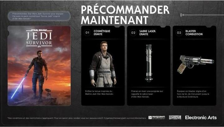 Image du produit EA Games Star Wars Jedi Survivor (PS4, FR, DE, IT)