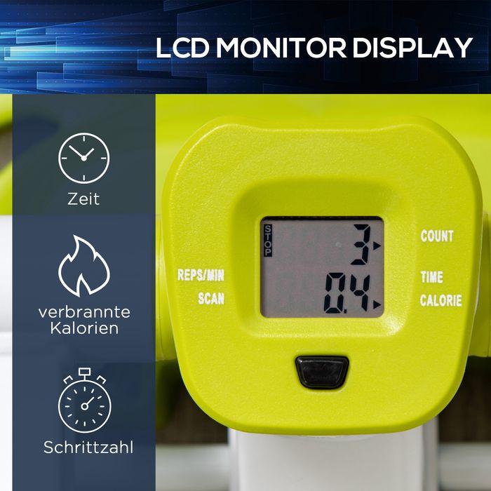 Produktbild Swisshandel24 Mini Stepper ideal für Zuhause, Rutschfest Up-Down Stepper LCD Anzeige