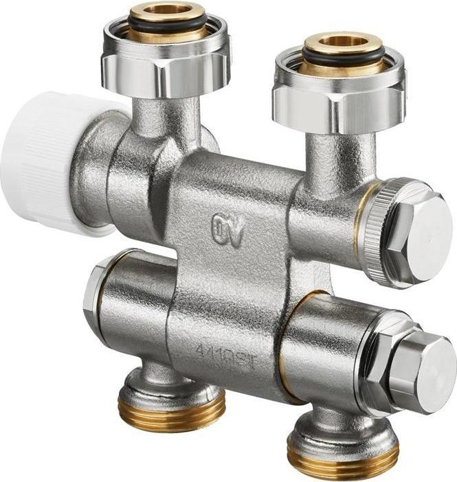 Produktbild Oventrop OV Anschlussarmatur Multiblock TF an Heizkörper mit AG 3/4Zoll schwenkbar