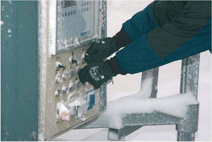 Productafbeelding Honeywell Koude beschermingshandschoenen Ice-Grip 691 maat 8 blauw EN 388, EN 511 PPE categorie II (8)