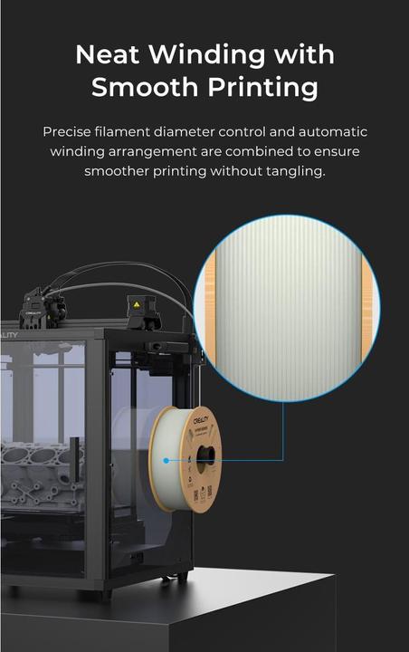 Actual product image Creality Hyper 1.75mm PLA 3D Printing Filament 1kg (PLA, 1.75 mm, 1000 g, Gold)