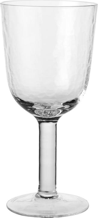 Actual product image Broste Copenhagen Hammered Rotweingläser klar 0,4l 4er Set (40 cl, 4 Glasses, Red wine glasses)