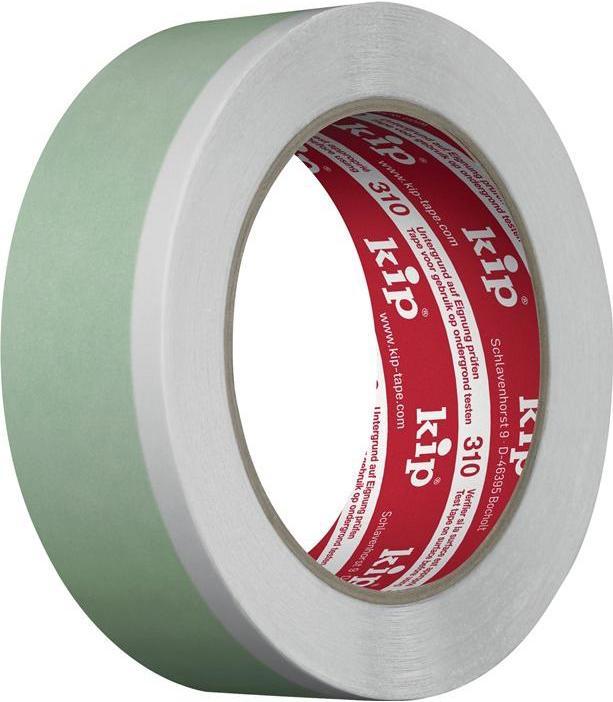 Produktbild Kip Doppelseitiges Klebeband Duoband 310 Länge 25 m Breite 35 mm grün/weiss (35 mm)