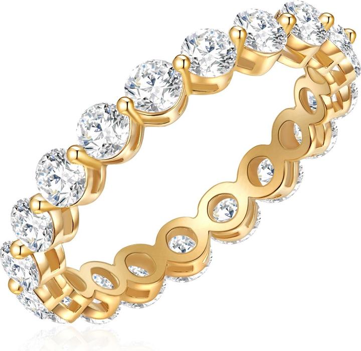 Image du produit Yokoamii Femmes métal cristal de verre or jaune - 30090 (54)