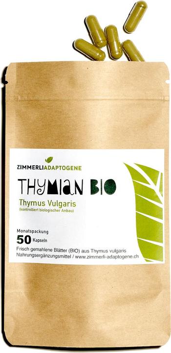 Zimmerli Adaptogene Thymian Kapseln (BIO) 50 Kapseln (1 Stück, Kapseln, 25 g)