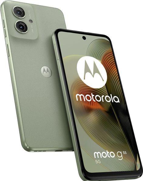 Productafbeelding Motorola Moto G55 5G 256GB Groen (256 GB, Rookgroen, 6.49", Dubbele SIM, 50 Mpx, 5G)