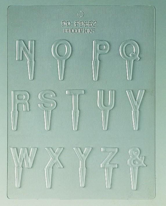 Produktbild Martellato Schokoladenform Buchstaben N-Z
