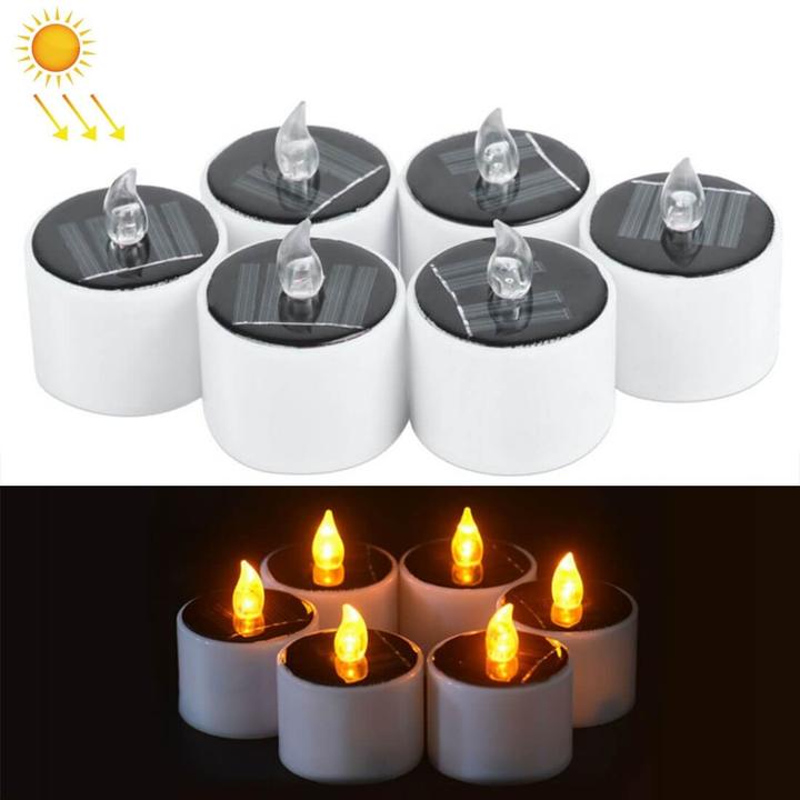 Cover-Discount 6er Set LED Solar Teelichter (6 x)