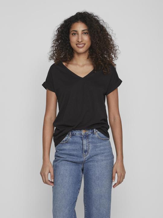 Produktbild Vila Basic-V-Ausschnitt T-Shirt (XS)