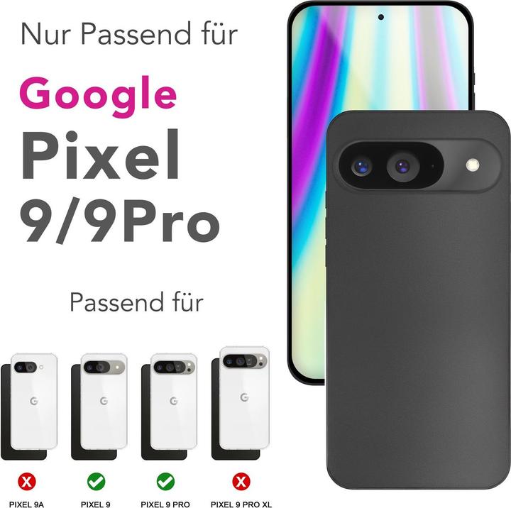 Immagine prodotto Nalia Phantom - 0,3mm Extrem Dünn, Federleicht, Mattiert, Minimalistisch - Ultra-Slim Handycase (Google Pixel 9)