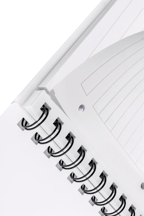 Produktbild Leitz WOW Collegeblock spiralgebunden mit PP-Einband (A5, Liniert, Harter Einband)