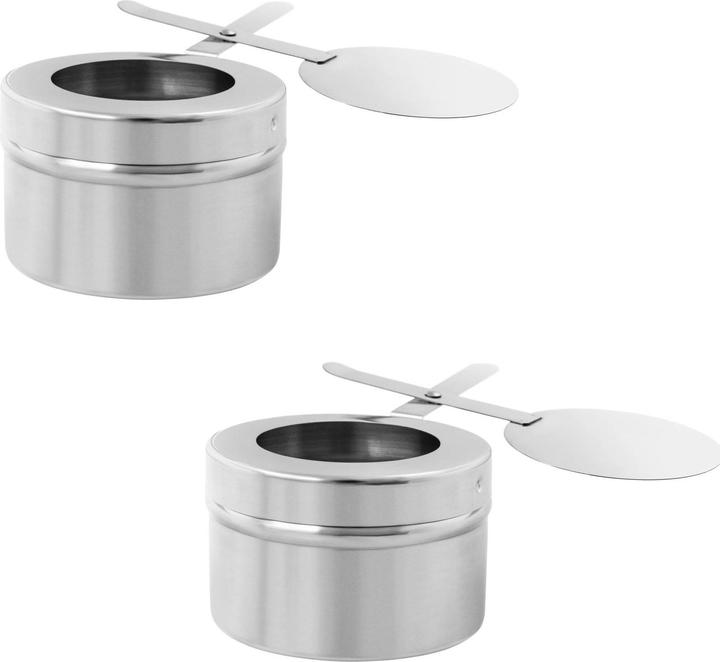 Produktbild Royal Catering Chafing Dish Warmhaltebehälter Rechaud GN 1/1 Goldakzente 9 L 2 Brennstoffzellen