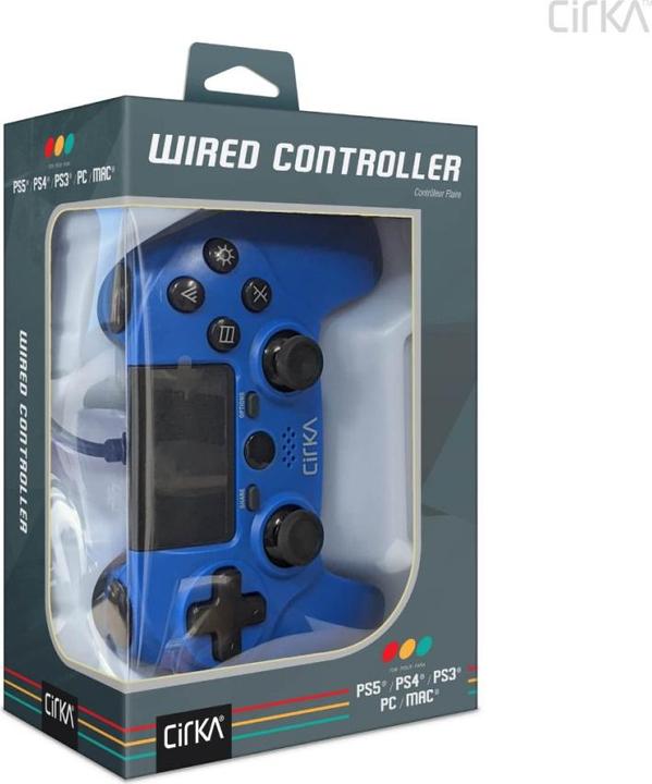 Image du produit Hyperkin Contrôleur filaire Nuforce Pour PS4/ PC/ Mac (Bleu) (PS4, PC)