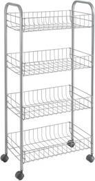 Produktbild Metaltex Ascona 4 Tier Trolley Mit 4 Lenkrollen