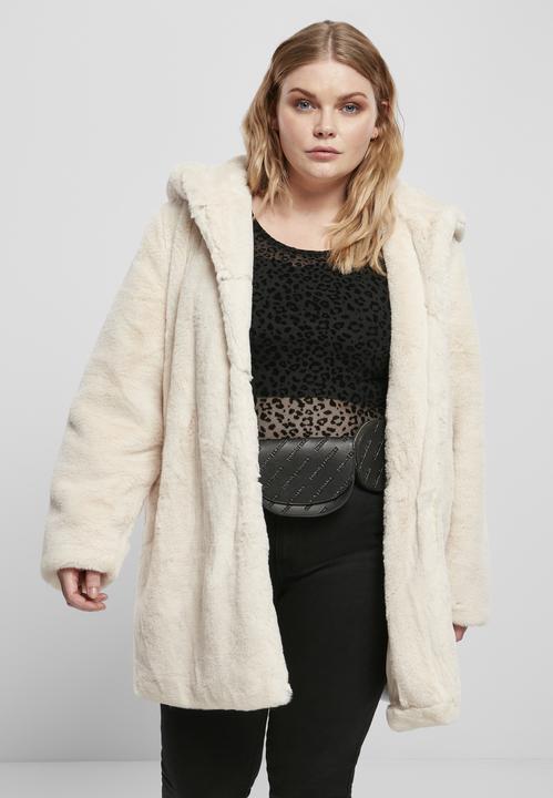 Image du produit Urban Classics Ladies Hooded Teddy Coat (4XL)