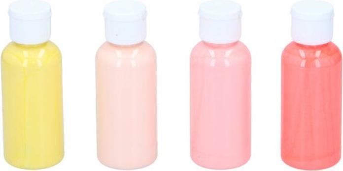 Actual product image Artico - Set Pastell-Acrylfarben in Tuben 80 ml 4 Farben (Set 1) (Multicoloured, 80 ml)