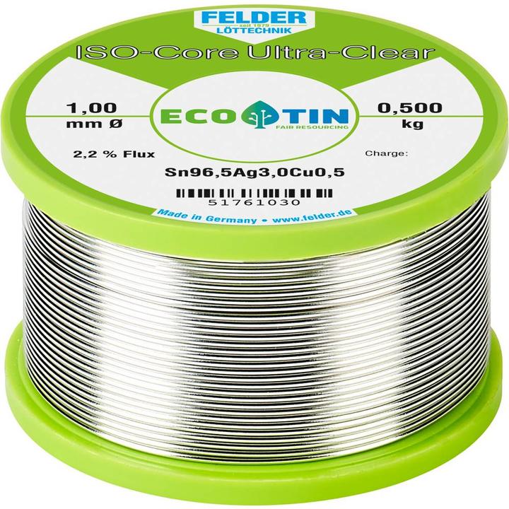 Produktbild Felder Lottechnik ISO-Core Ultra Clear SAC305 (Lötspulenkit)