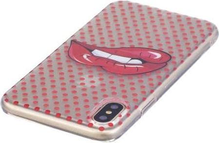 Image du produit Ueli Express iPhone XS / X Coque super fine en caoutchouc TPU Bouche à baiser (Apple iPhone XS, Apple iPhone X)