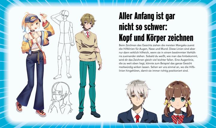 Actual product image 100 Manga-Figuren zeichnen (German, Christopher Hart, 2023)