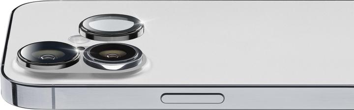 Immagine prodotto Cellularline Camera Lens Ring - iPhone 16 / 16 Plus Vetro temperato per la protezione della fotocamera (1 Pezzo/i, Apple iPhone 16 Plus, Apple iPhone 16)