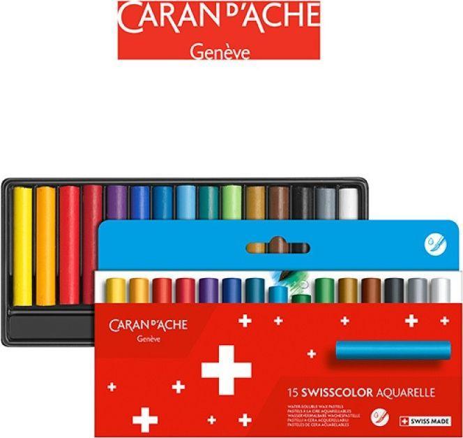 Produktbild Caran d'Ache Aquarellstifte (Mehrfarbig, 15 x)