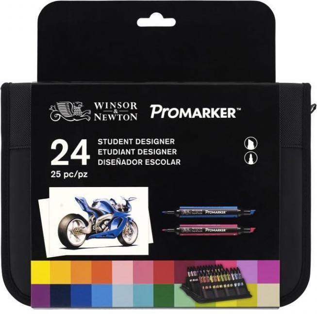 Image du produit Winsor & Newton Promarker (Noir, 24 x)