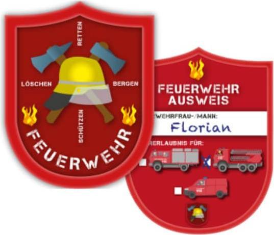 Produktbild DH-Konzept Feuerwehr Ausweise Spiel und Mitgebsel