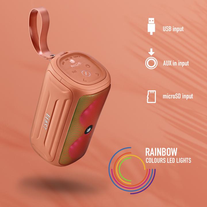 Actual product image NGS Roller beast coral (7 h, USB power delivery)