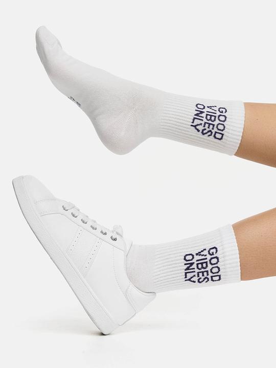 Actual product image Nur Die Freizeitsocken Statement Socken mit Stickerei (pack of 10, 43 - 46)