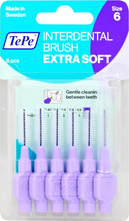 Image du produit TePe Interdental Brush 1.1mm x-soft violett (6 x, 1.10 mm)