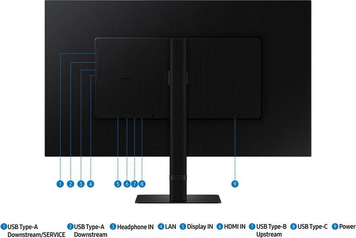 Actual product image Samsung ViewFinity S8 - S80UD (3840 x 2160 Pixels, 32")