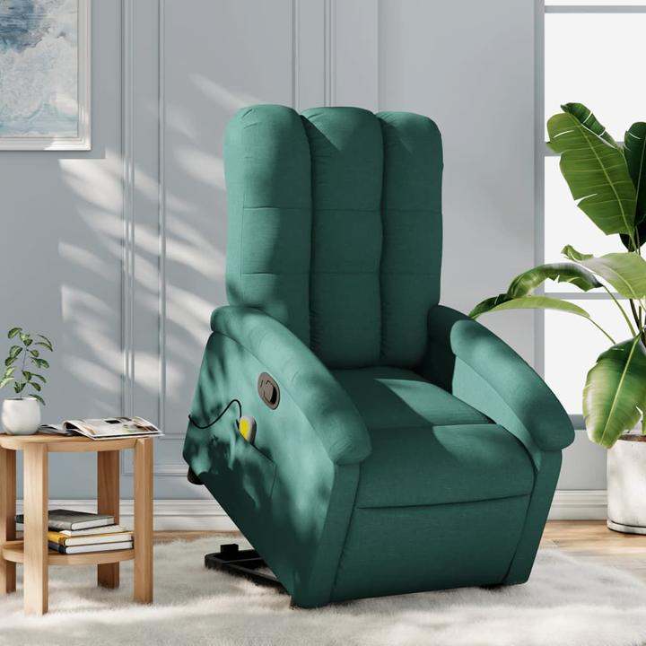Actual product image VidaXL Massage chair with stand-up aid fabric