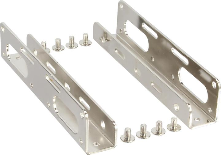 Actual product image InLine HDD/SSD mounting rails 6.35cm 2.5 to 8.89cm 3.5 inch