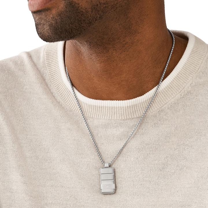 Immagine prodotto Emporio Armani Collana con logo dell'aquila (Acciaio inossidabile)