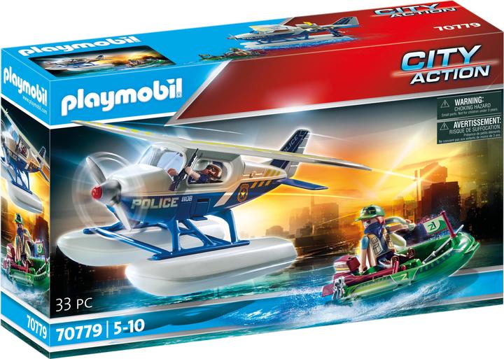 Image du produit Playmobil Avion de la police : poursuite de contrebandiers (70779, Playmobil City Action)