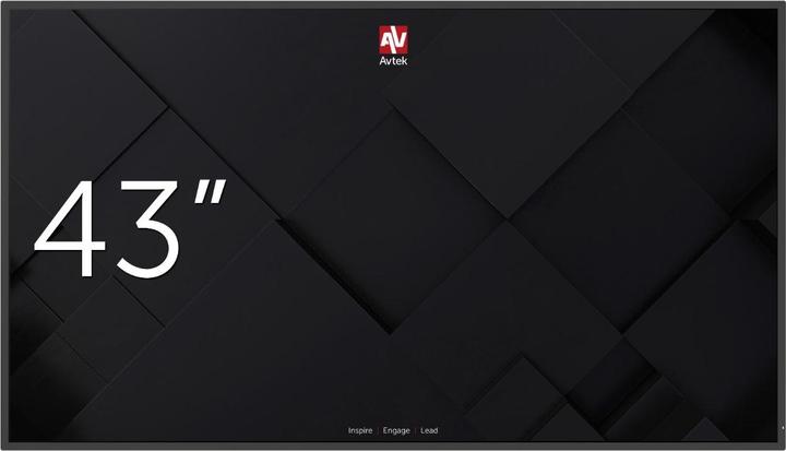 Actual product image Avtek Monitor informacyjny DS 43'- 18/7 2x10W Android 11.0 (3840 x 2160 Pixels, 43")