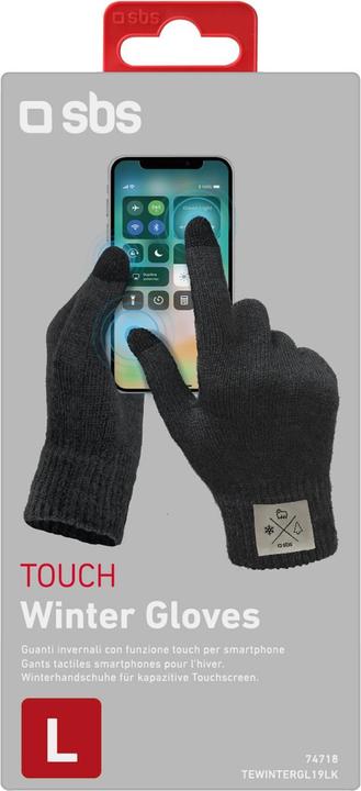 Image du produit SBS Gants d'hiver pour écran tactile (L)