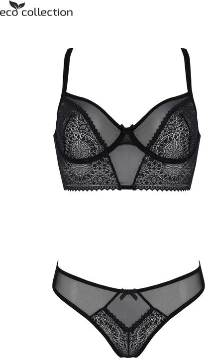Produktbild ECO Collection Drosera Bra set black (XL)