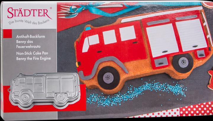 Image du produit Städter Moule à gâteaux à motif - Camion de pompiers