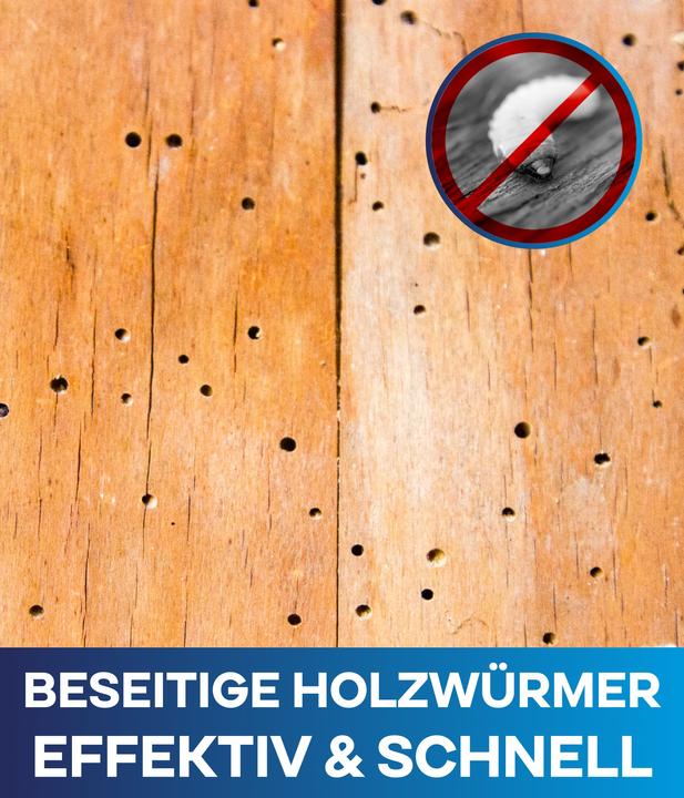 Produktbild Plid Holzwurmtod 5l - für ca. 25m² / Holzschutz Holzwurmbekämpfung Holzwurmmittel (Farblos, 5 l)