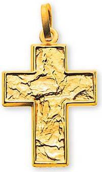 Natsumi Schmuck Kreuz Anhänger Gelbgold 18K/750 (750/18 K Gelbgold)