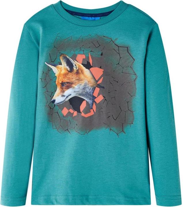 Produktbild VidaXL Kinder-Langarmshirt Dunkelblau 104,Material: 100 (104)