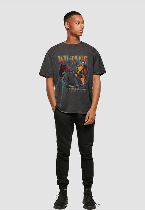 Actual product image Urban Classics Wu Tang 36 Chambers Acid Was Oversize Tee - 119355 (XS)