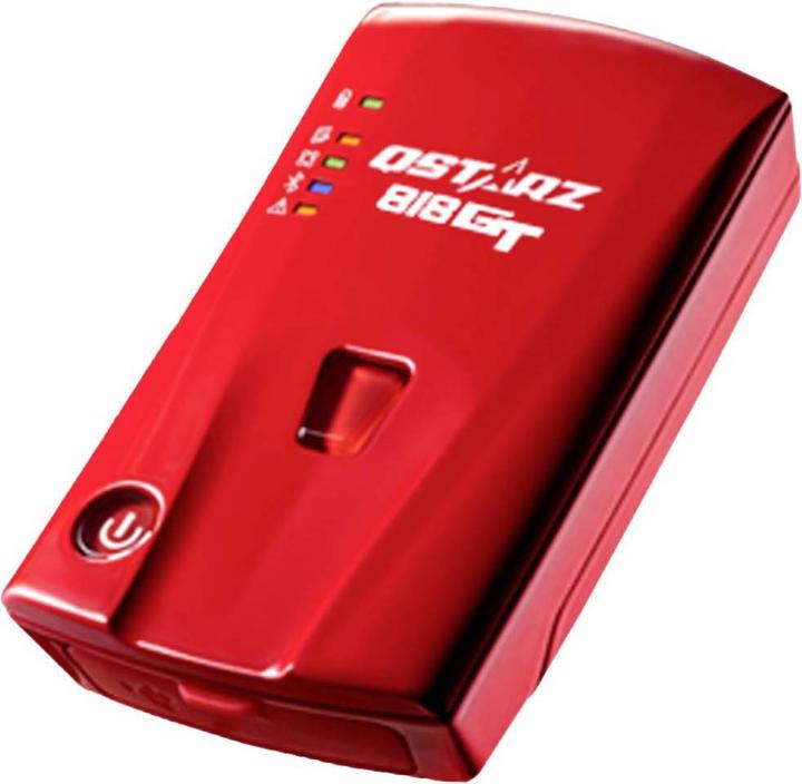 Produktbild Qstarz BL-818GT GPS Empfänger Fahrzeugtracker Rot