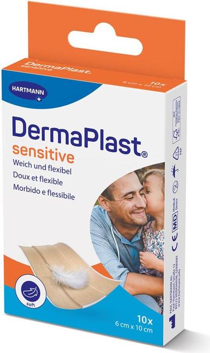 Actual product image DermaPlast Sensitive hautfarbig (10 x)