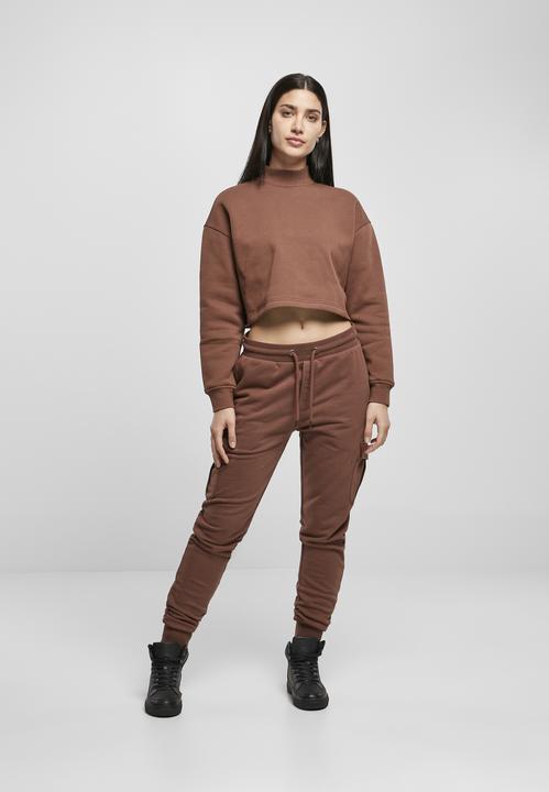 Actual product image Urban Classics Ladies Cropped Oversized Sweat High Neck Crew - 14225 (3XL)