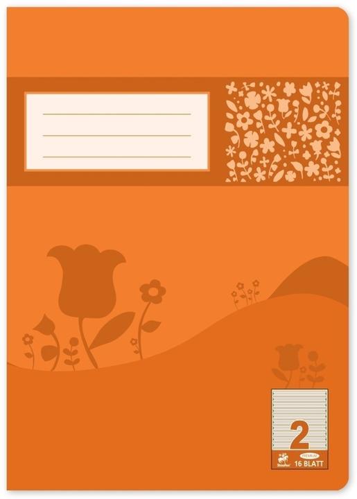 Produktbild Staufen Schulheft Premium Lineatur 2 liniert DIN A4 ohne Rand, 16 Blatt (A4, Gepunktet, Weicher Einband)